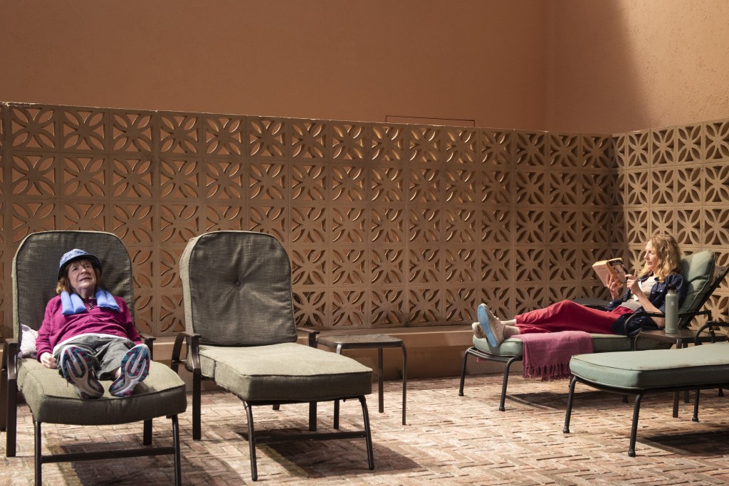 (L to R): Marylouise Burke, Christina Kirk in 'Infinite Life' (Ahron R. Foster)