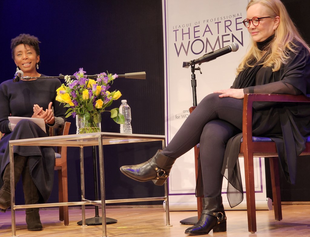(L to R): Sharon Washington, Susan Stroman, LPTW Oral History Project, NYPLPA, (Carole Di Tosti)