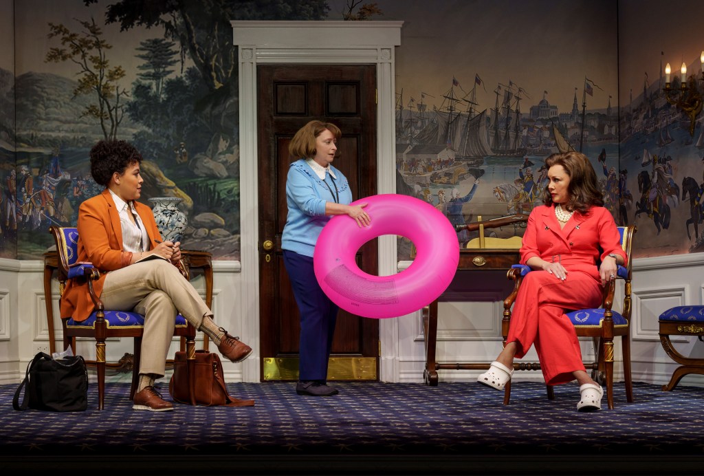 (L to R): Lilli Cooper, Rachel Dratch and Vanessa Williams  POTUS Directed by Susan Stroman Written by Selina Fillinger Photo by ©Paul Kolnik paul@paulkolnik.com