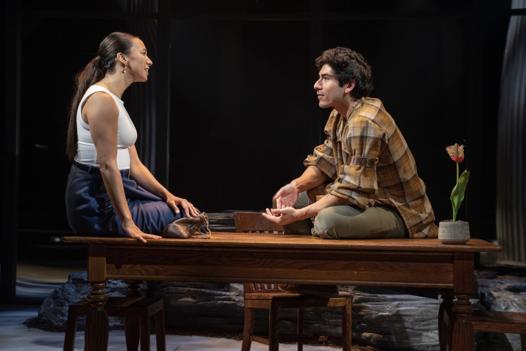 Elizabeth Frances, Enrico Nassi in 'Manahatta' (Joan Marcus)