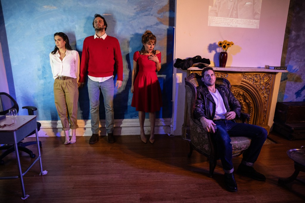 L to R): Josefina Scaro, Lucas Salvagno, Ana B. Gabriel, Ben Becher in 'The Whole of Time' (Maria Baranova)