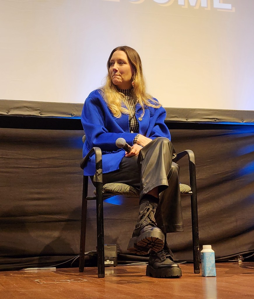 Erica Tremblay of Fancy Dance at Athena Film Festival 2024 (Carole Di Tosti)