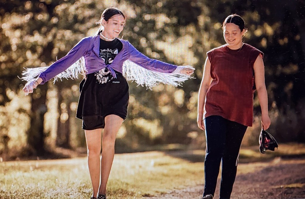   (L to R): Isabel Delroy-Olson, Lily Gladstone in 'Fancy Dance' (courtesy of Erica Tremblay, Athena FF)
