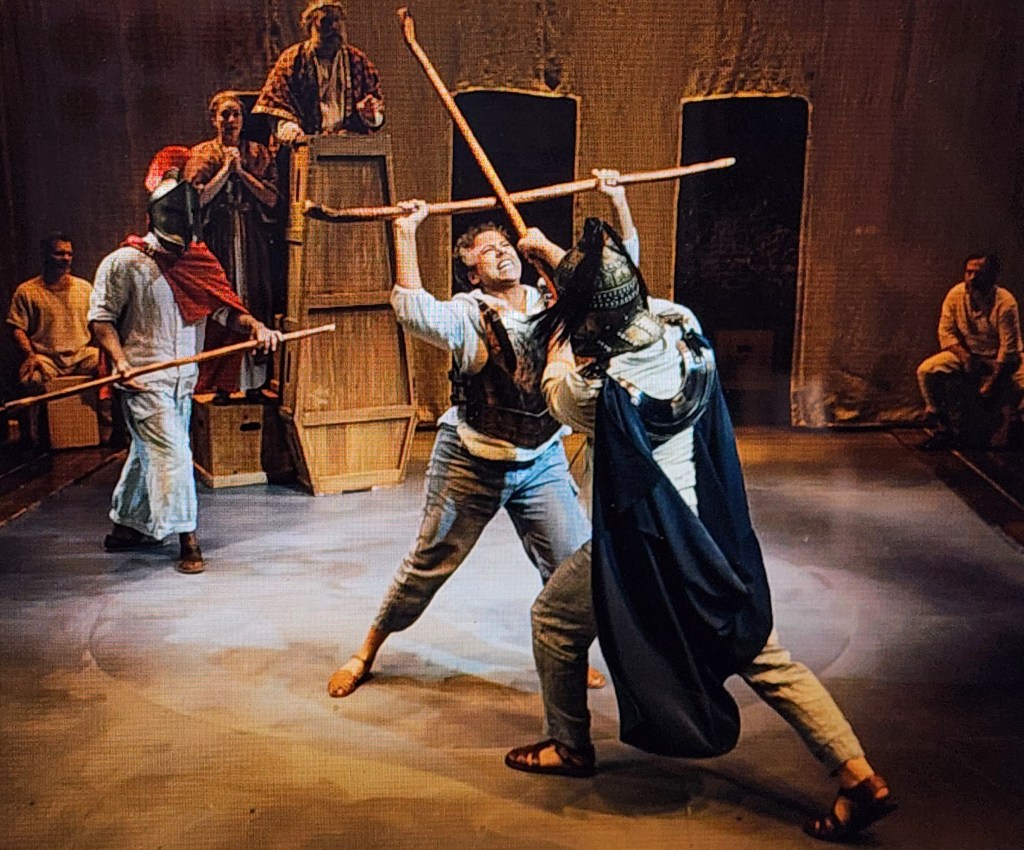 The cast of Fiasco Theater's' Pericles' at CSC (Austin Ruffer)