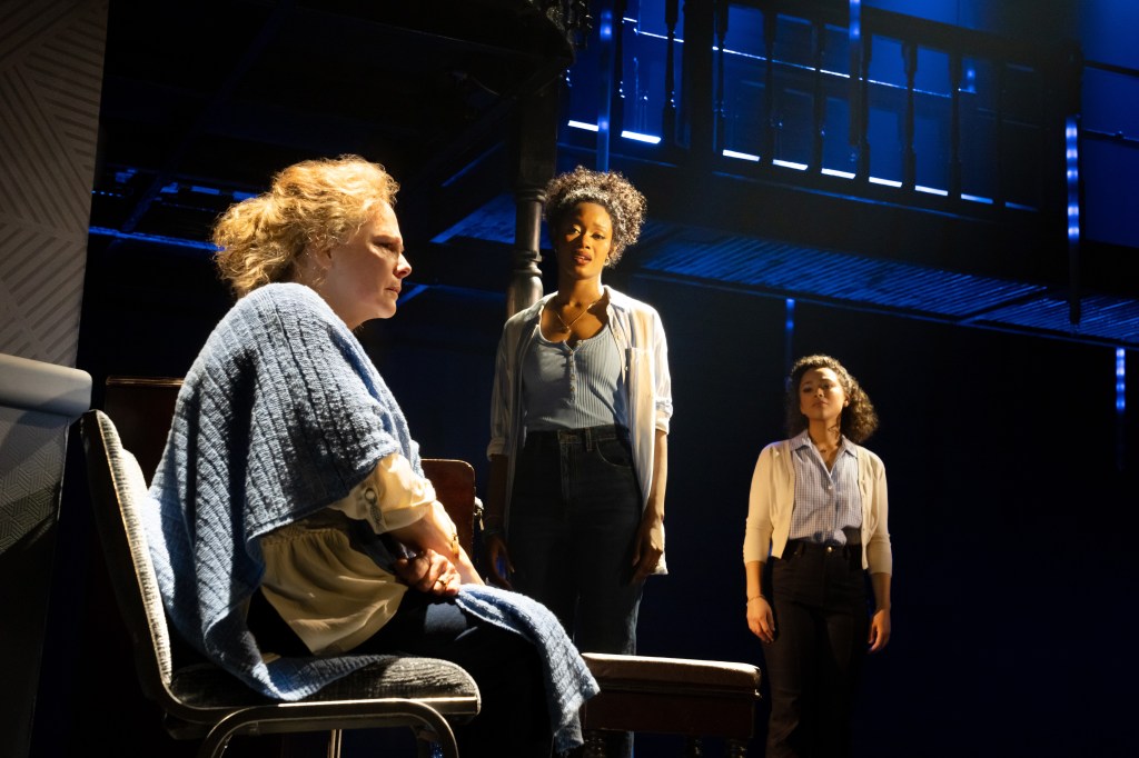   (L to R): Maryann Plunkett, Joy Woods, Jordan Tyson in 'The Notebook' (Julieta Cervantes)