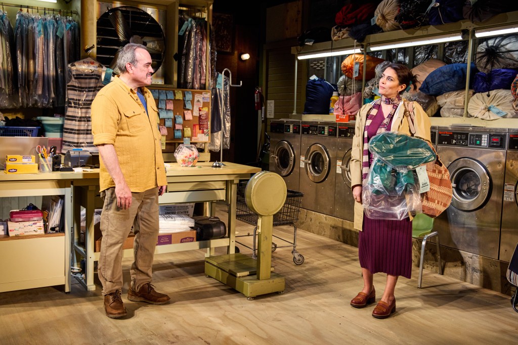 David Zayas, Cecily Strong in 'Brooklyn Laundry' (Jeremy Daniel)