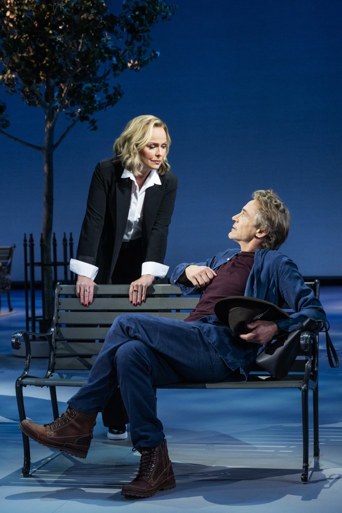 Melora Hardin and Robert Downey Jr. in 'McNeal' (Matthew Murphy and Evan Zimmerman)