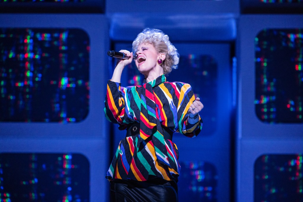 Katie Brayben in 'Tammy Faye' (Matthew Murphy)