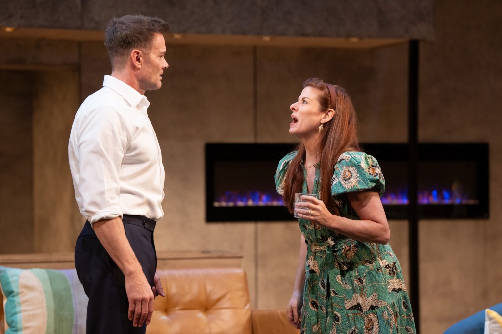 Garret Dillahunt, Debra Messing in 'Shit. Meet. Fan.' (Julieta Cervantes)