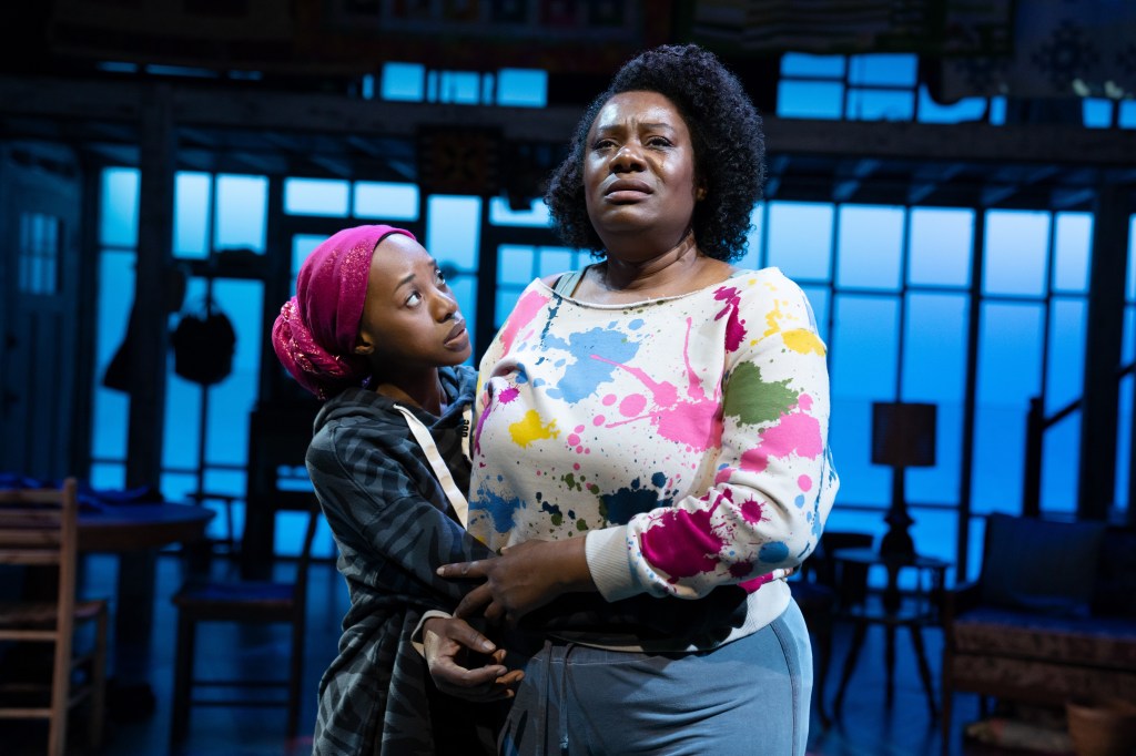 (L to R): Mirirai, Adrienne C. Moore in 'The Blood Quilt' (Julieta Cervantes)