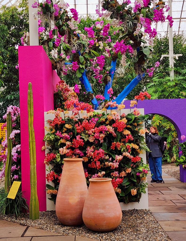 Another perspective. Note the contrasting shapes of the walls with the terracotta  (Carole Di Tosti)