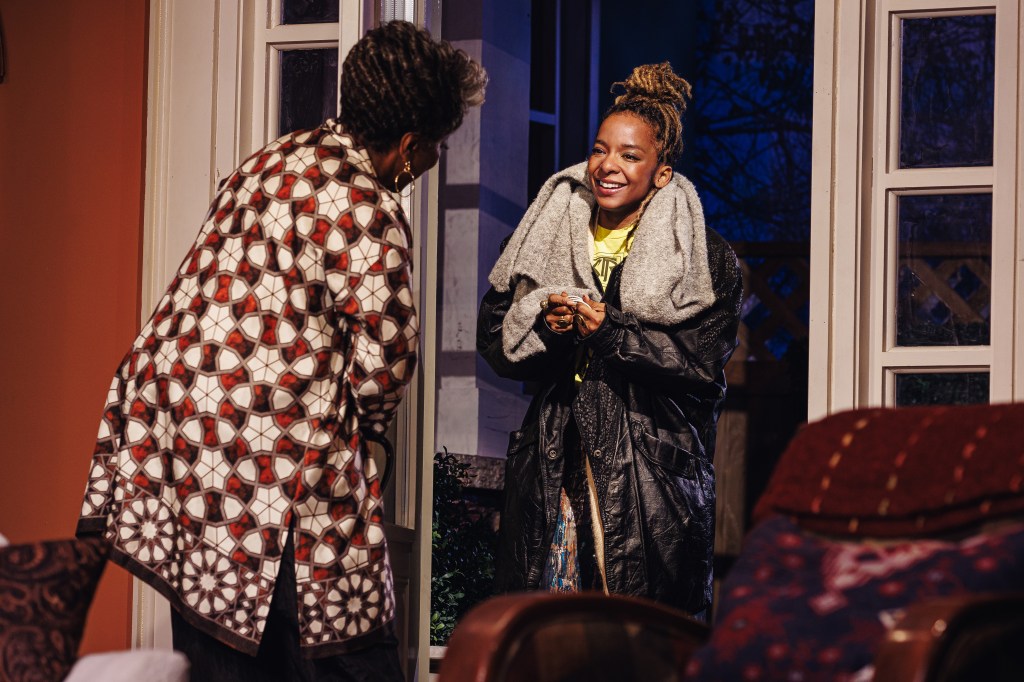 (L to R): Latanya Richardson Jackson, Kara Young in 'Purpose' (Marc J Franklin)