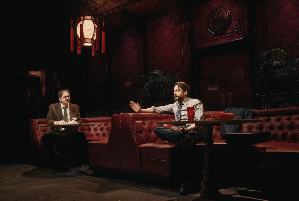 (L to R): John Pirruccello, Kieran Culkin in 'Glengarry Glenn Ross' (Emilio Madrid)