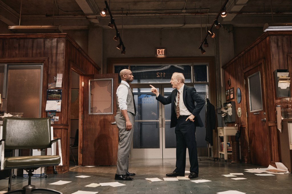 Donald Webber, Jr., Bob Odenkirk in 'Glengarry Glenn Ross' (Emilio Madrid)