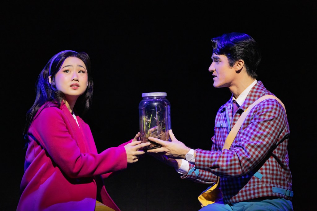 Helen J. Shen and Darren Criss in 'Maybe Happy Ending' (Matthew Murphy and Evan Zimmerman)