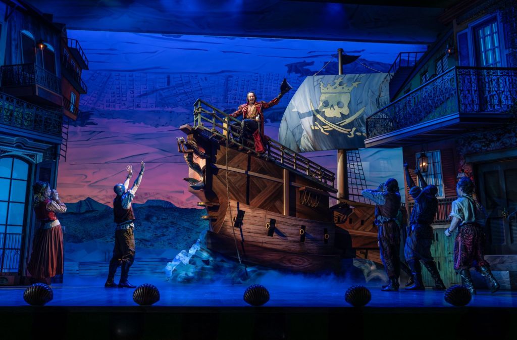 Ramin Karimloo and the company of 'Pirates! The Penzance Musical' (Joan Marcus)