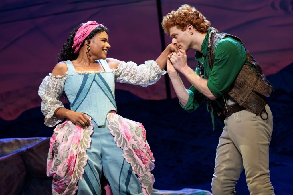 Samantha Williams, Nicholas Barasch in 'Pirates! The Penzance Musical' (Joan Marcus)