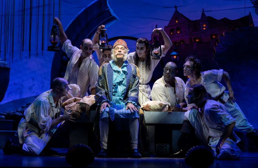 David Hyde Pierce and the company of 'Pirates! The Penzance Musical' (Joan Marcus)