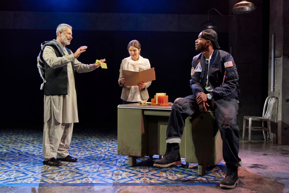 (L to R): Dariush Kashani, Stephanie Nur, Jay Ellis in 'Duke & Roya' (Jeremy Daniel)