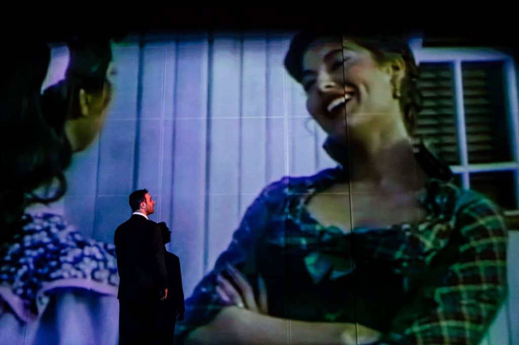 Aaron Costa Ganis viewing Ava Gardner in film 'The Barefoot Contessa' (1954) in 'Ava: The Secret Conversations' (Jeff Lorch)