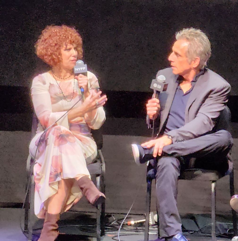 Siblings Amy and Ben Stiller at the Q and A after the 63rd NYFF screening of 'Stiller & Meara: Nothing is Lost' (Carole Di Tosti)