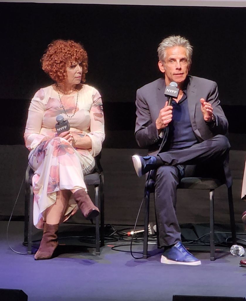 Siblings Amy and Ben Stiller at the Q and A after the 63rd NYFF screening of 'Stiller & Meara: Nothing is Lost' (Carole Di Tosti)