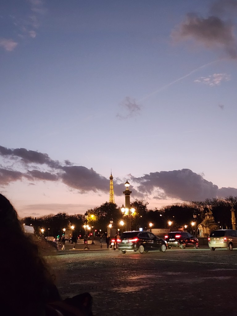 The iconic Eiffel Tower in the background, one of Paris' historic landmarks. (Carole Di Tosti)