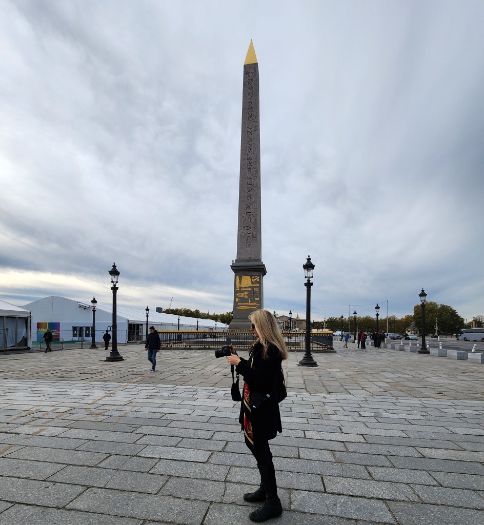 La Place de la Concorde with Rory (Carole Di Tosti)