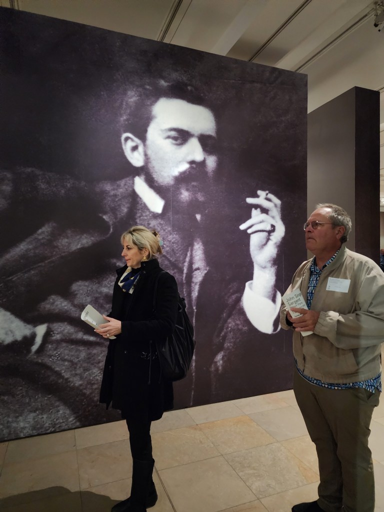 Rory and Bill anticipating the exhibit (Carole Di Tosti)
