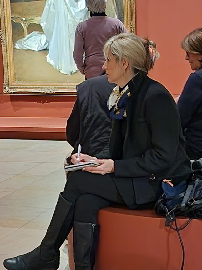 Rory viewing Madame X (Carole Di Tosti)