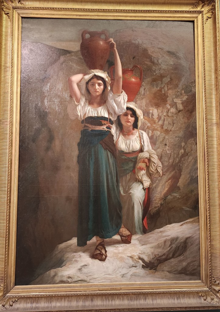 "Les filles d'Alvito," 'The Girls of Alvito,' Ernest Hébert, 1855, Musée d'Orsay, Hébert collection (Carole Di Tosti)