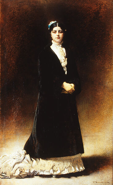 Comtesse Potocka (Princesse Emmanuela Pignatelli di Cerchiara) (courtesy of the NY Metropolitan Museum of Art exhibit Sargent and Paris April 27-August 3, 2025).