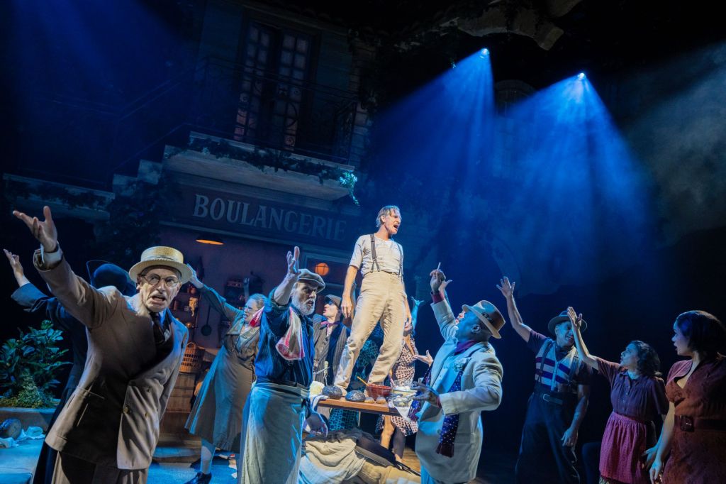 Scott Bakula and the cast of 'The Baker's Wife' (Matthew Murphy and Evan Zimmerman)