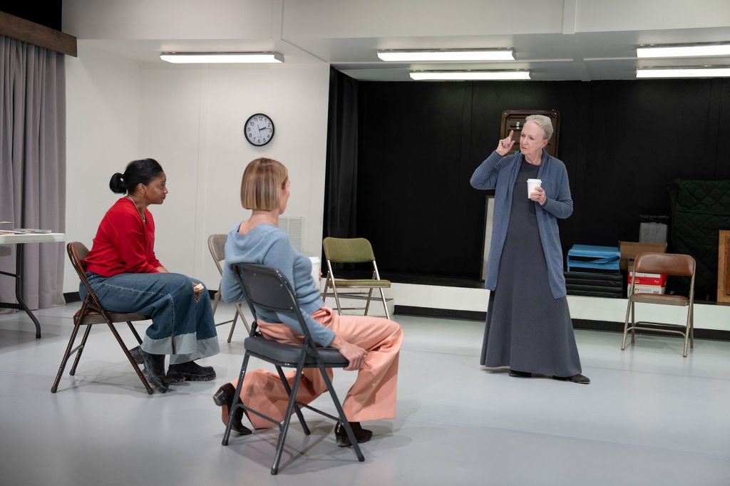 (L to R): April Matthis, Elizabeth Marvel, Kathleen Chalfant in 'The Dinosaurs' (Julieta Cervantes)