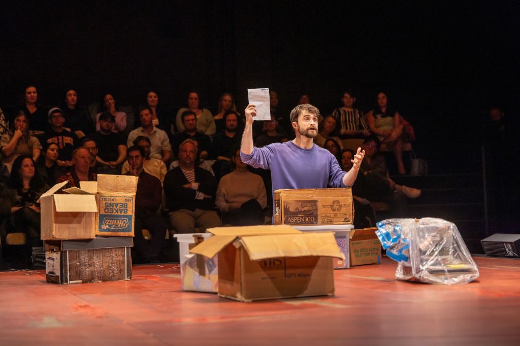 Daniel Radcliffe in 'Every Brilliant Thing' (Matthew Murphy)