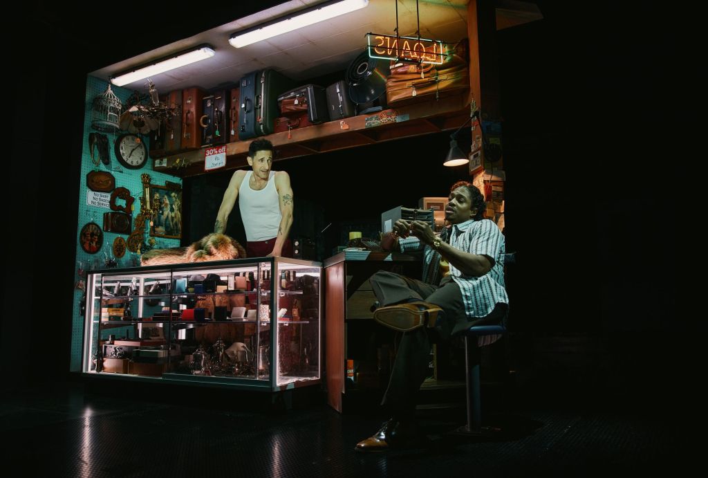 Adrien Brody and Ephraim Sykes in 'The Fear of 13' (Emilio Madrid)