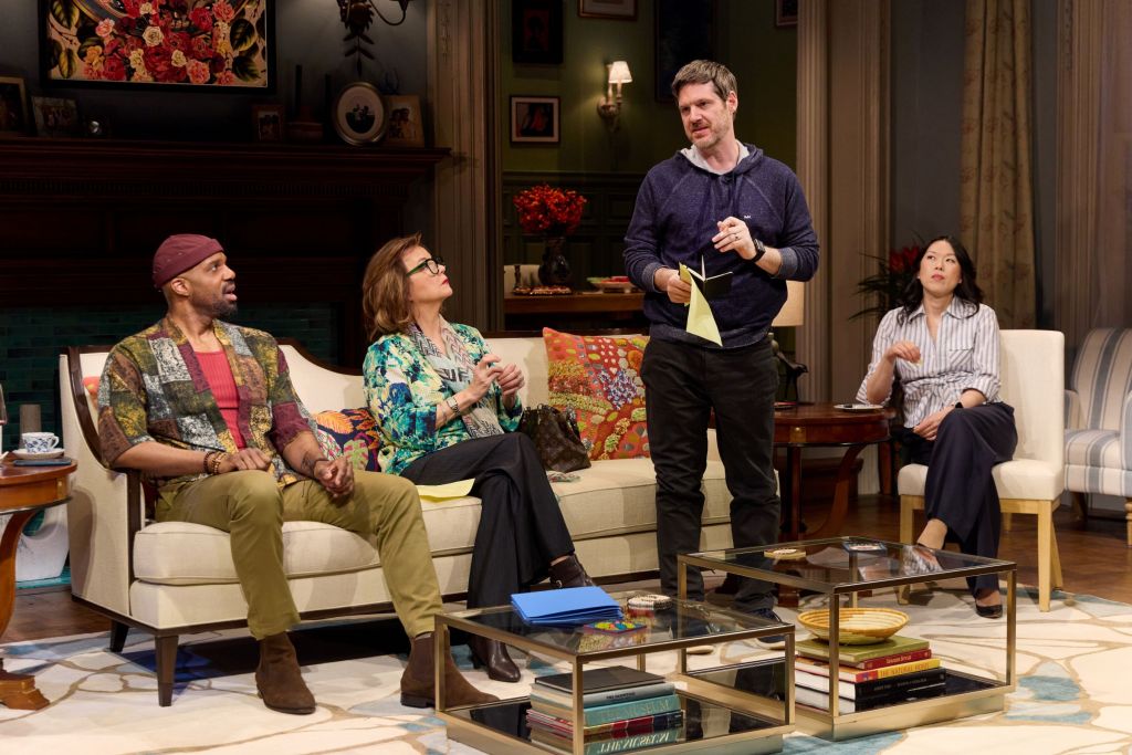 Carl Clemons-Hopkins, Margaret Colin, Michael Esper and Jeena Yi in MTC's 'The Balusters' Jeremy Daniel