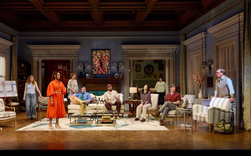 Kayli Carter, Anika Noni Rose, Margaret Colin, Ricardo Chavira, Carl Clemons-Hopkins, Jeena Yi, Maria-Christina Oliveras, Michael Esper, Richard Thomas in MTC's 'The Balusters' (Jeremy Daniel)