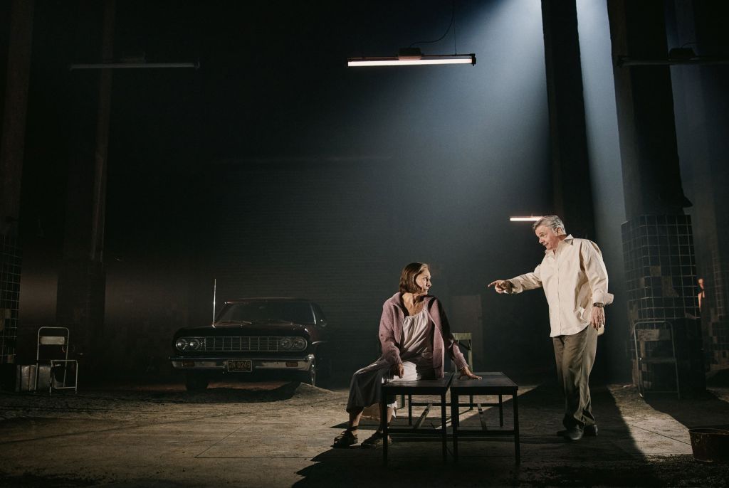 Laurie Metcalf, Nathan Lane in 'Death of a Salesman' (Emilio Madrid)