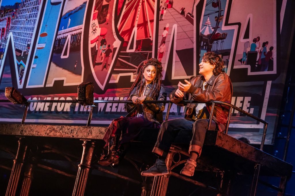 Maria Wirries, LJ Benet in 'The Lost Boys' (Matthew Murphy)