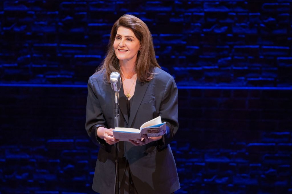 Nia Vardalos in 'Celebrity Autobiography' (Evan Zimmerman for MurphyMade)