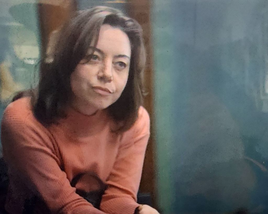 Aubrey Plaza in The Accompanist (courtesy of Zach Woods)