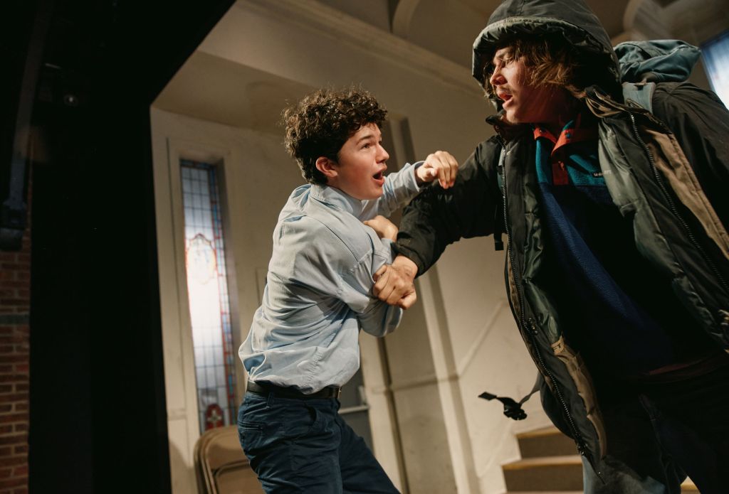 (L to R): Ivan Howe, Stanley Simons in 'The Saviors' (Emilio Madrid)
