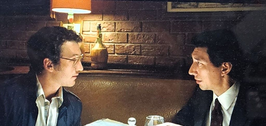 (L to R): Miles Teller, Adam Driver in 'Paper Tiger' (courtesy of Neon)