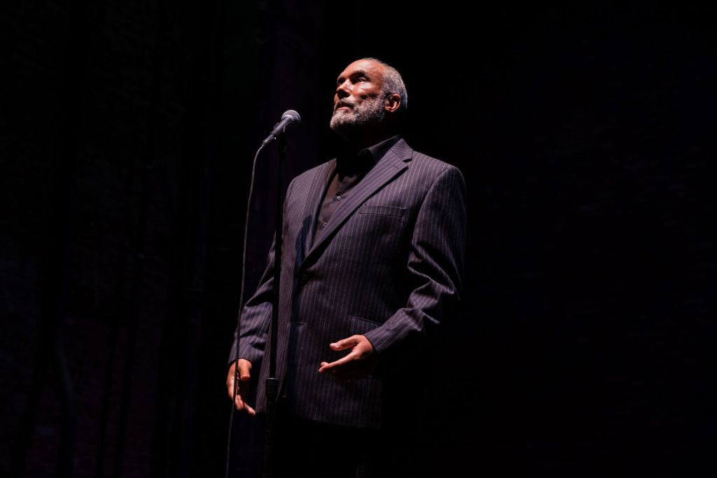 Roger Guenveur-Smith, 'In Honor of Jean-Michel Basquiat' at New York Theatre Workshop (Marc J. Franklin)
