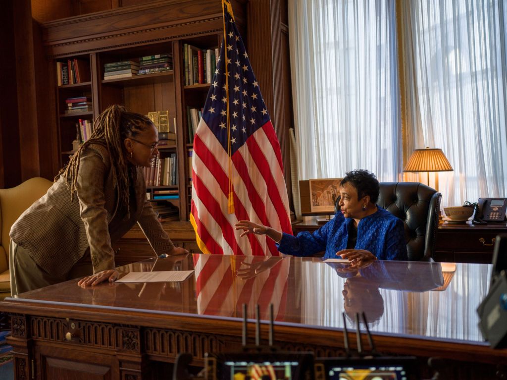 Ava DuVernay, Dr. Carla Hayden in '14th' (courtesy of Netflix)