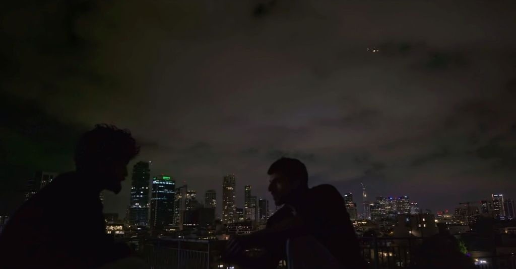 Yval Abraham and an elite Israeli intel officer in 'NAZA' (courtesy of the Guardian)